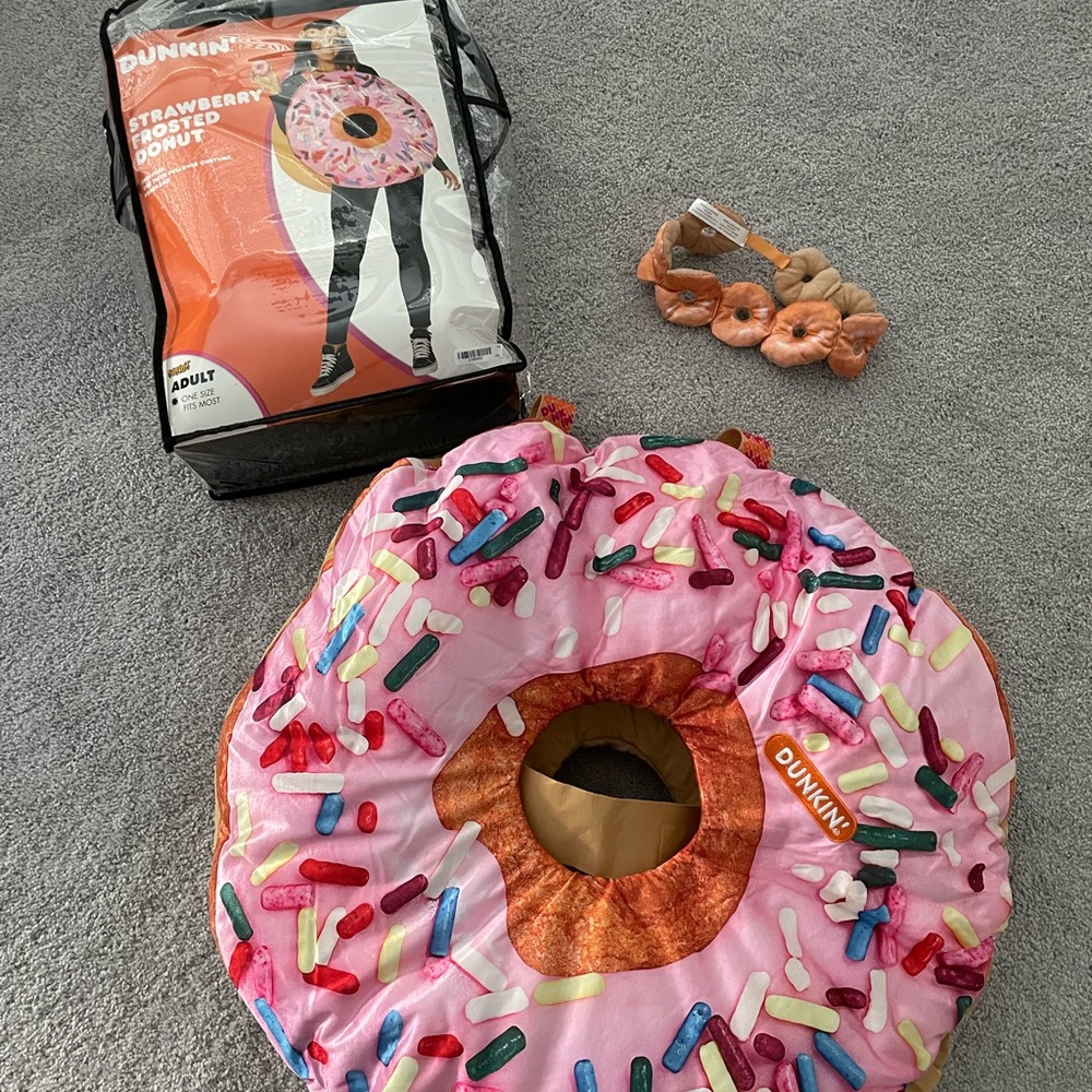 Dunkin Donut Costume - one size like new